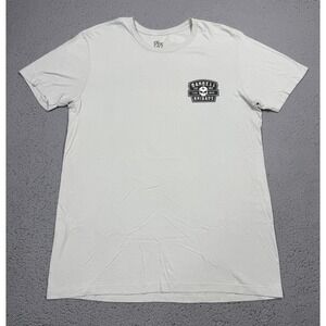 Barbell Brigade Shirt Mens Large Gray Dominate Humbly Skull Graphic Tee USA